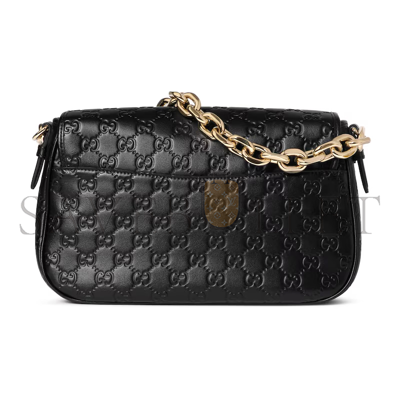 GUCCI GG EMBLEM MEDIUM SHOULDER BAG 848882 (28*17*9cm)